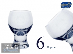 Набор бокалов для вина Джина (Gina) 190мл, Гладкие, бесцветные (6 штук) Чехия Набор бокалов для вина Джина (Gina) 190мл, Гладкие, бесцветные (6 штук) Чехия