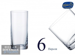 Набор стаканов для воды Барлайн (Barline) 230мл, Гладкие, бесцветные (6 штук) Чехия Набор стаканов для воды Барлайн (Barline) 230мл, Гладкие, бесцветные (6 штук) Чехия